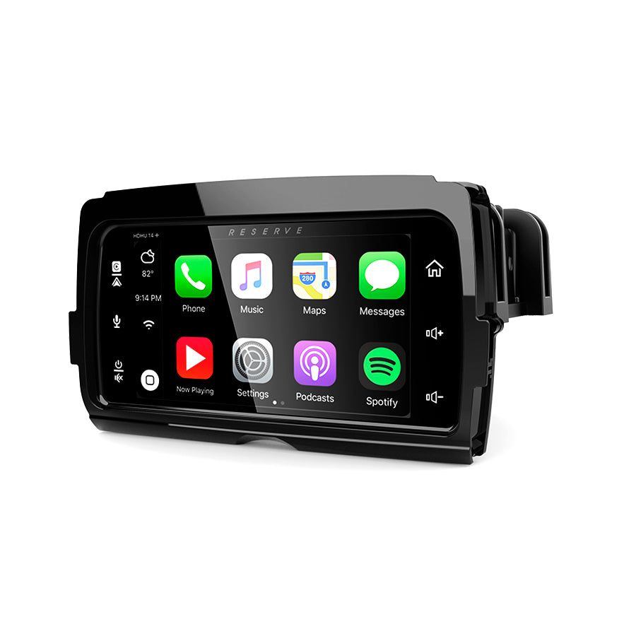 Soundstream Reserve HDHU14+ Replacement Radio Fits 2014+ Harley Davidson Touring Motorcycles Thumb Control Module Included