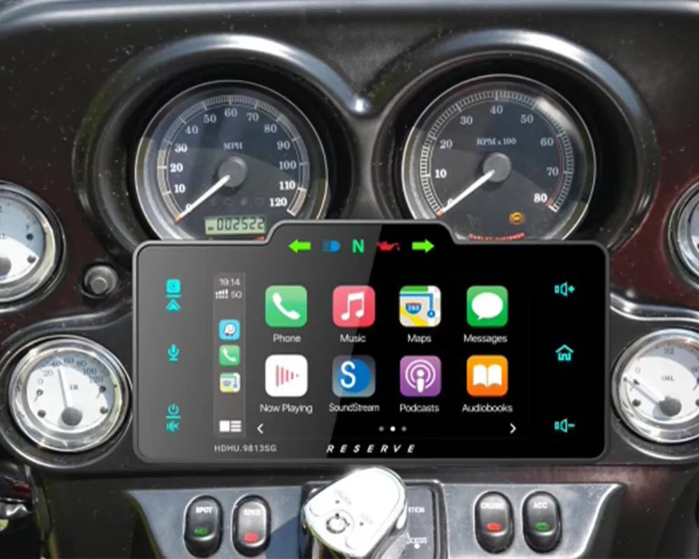 PRE-ORDER — SoundStream HDHU.9813SG Plug & Play Upgrade Headunit For 1998-2013 Harley Davidson® Street Glide, Electra Glide, Ultra Only