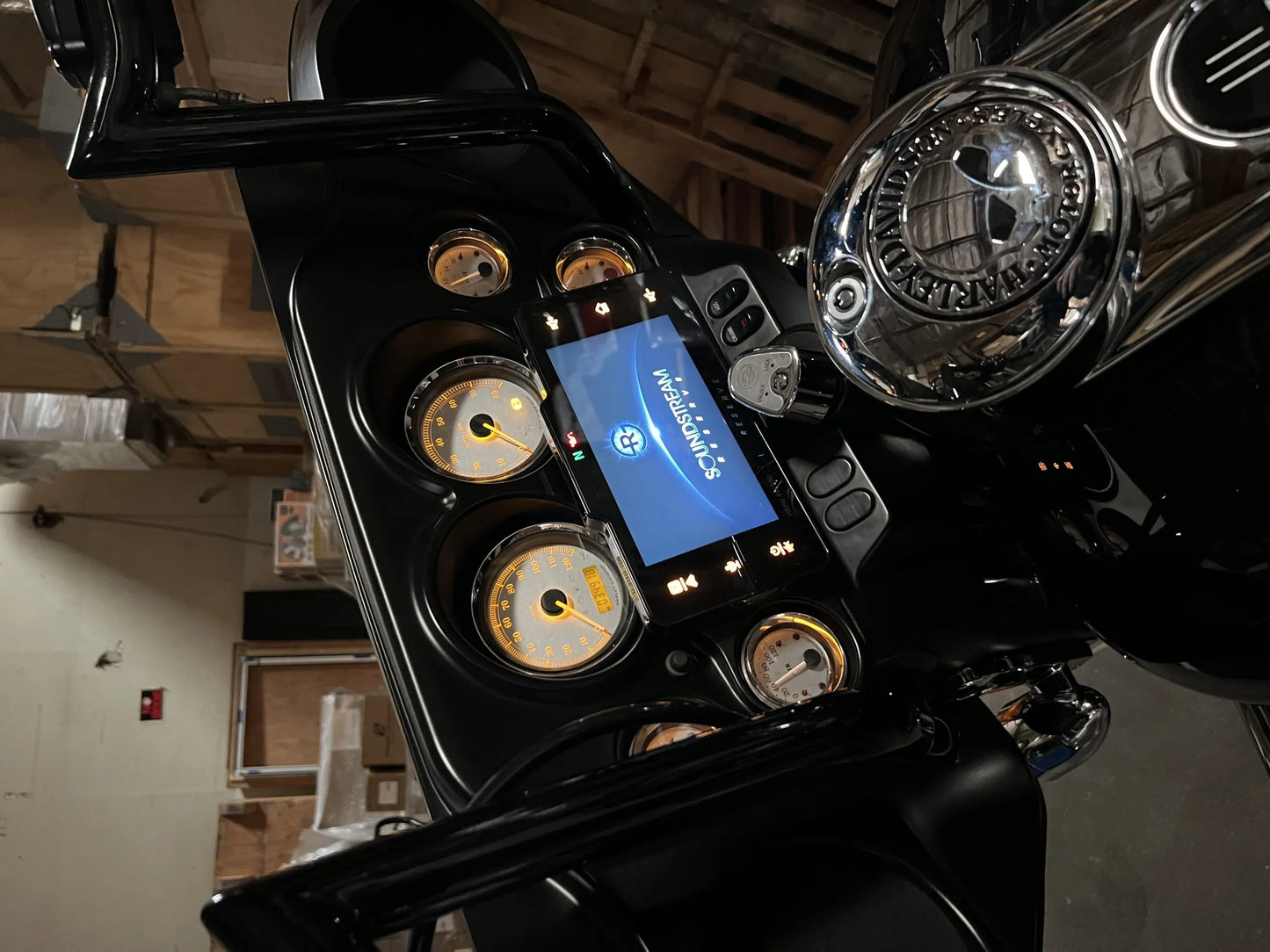 PRE-ORDER — SoundStream HDHU.9813SG Plug & Play Upgrade Headunit For 1998-2013 Harley Davidson® Street Glide, Electra Glide, Ultra Only