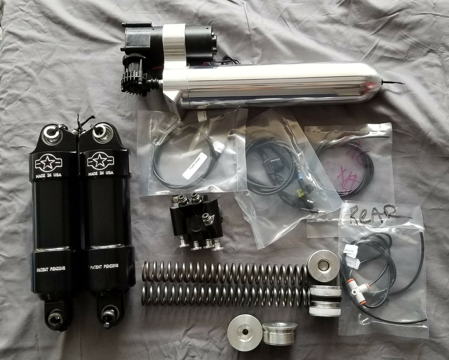 Ram Air - SuperTanker with Compressor kit, P-49 Rear shocks, Strategic Air Command, Wiring, hose and fittings