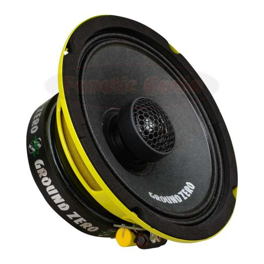 GROUND ZERO 8" COAX GZCF 8.0SPL (YELLOW BASKET) (PAIR)