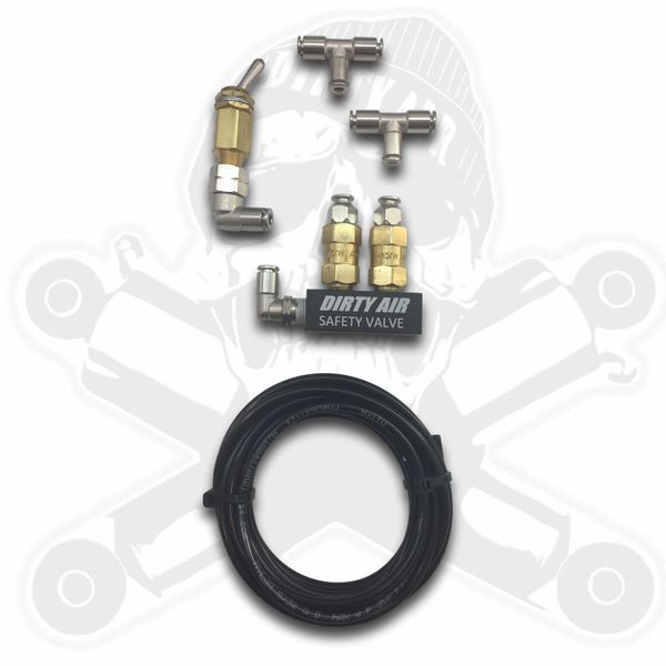 DIRTY AIR Safety Valve Kit FRONT+REAR